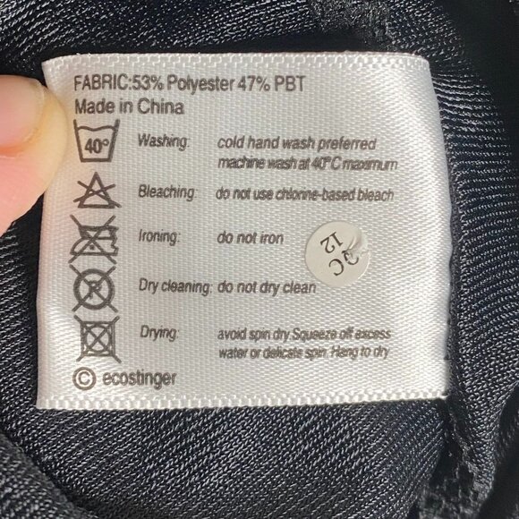 Ecostinger Full Body Cover Swimsuit Black Jellyfish UV‎ Sun Protection UPF 50 XS - Picture 6 of 8